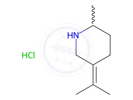 Chemical structure of 2-Methyl-5-(Propan-2-ylidene)-Piperidine