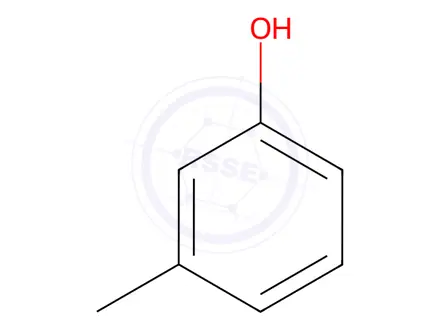 Chemical structure of 3-Methylphenol