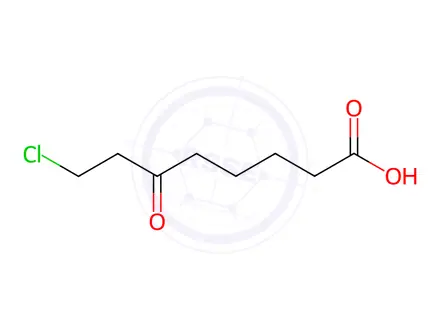 Chemical structure of 8-chloro-6-oxooctanoic acid