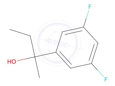 Chemical structure of 2-(3,5-Difluorophenyl)butan-2-ol