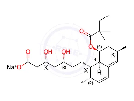 Chemical structure of Simvastatin EP Impurity A Sodium Salt