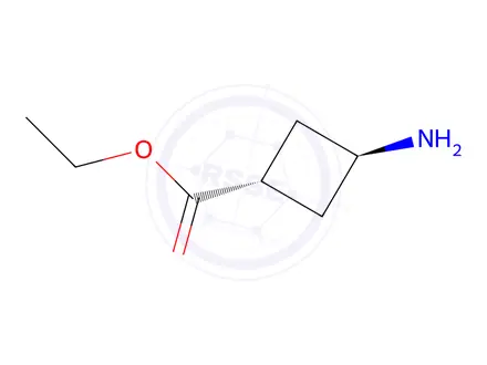 Chemical structure of trans-3-Aminocyclobutanecarboxylic acid ethyl ester