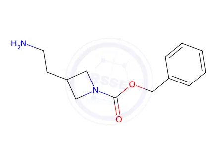 Chemical structure of Benzyl 3-(2-aminoethyl)azetidine-1-carboxylate