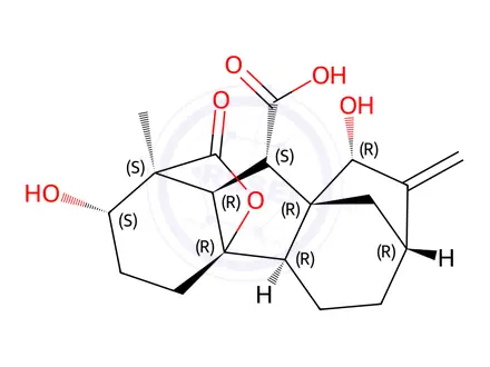 Chemical structure of Gibberellin A63