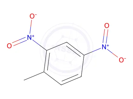 Chemical structure of Benzene, 1-methyl-2,4-dinitro-, sulfurized