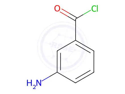 Chemical structure of Benzoyl chloride, 3-amino-(9CI)