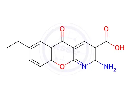 Chemical structure of Amlexanox Impurity 28