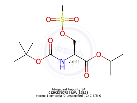 Chemical structure of Atogepant Impurity 108