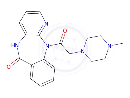 Chemical structure of Pirenzepine Monomer