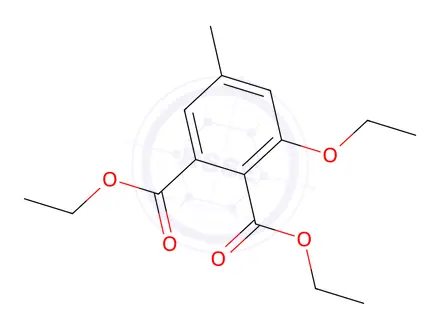 Chemical structure of diethyl 3-ethoxy-5-methylphthalate