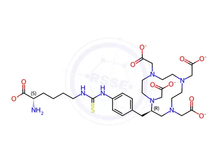 Chemical structure of Lutetium (177Lu) Lilotomab Satetraxetan