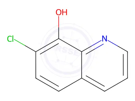Chemical structure of 7-Chloro-8-quinolinol