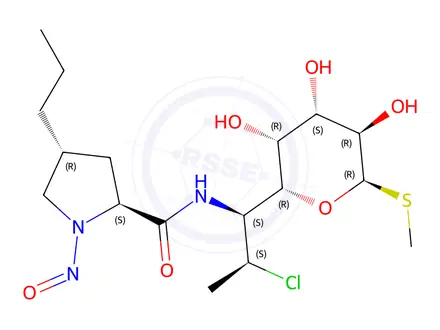 Chemical structure of Clindamycin Impurity 117