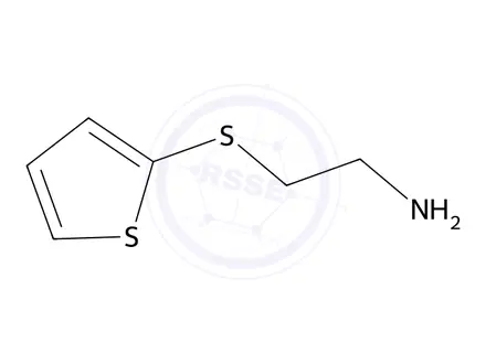 Chemical structure of 2-(Thiophen-2-ylsulfanyl)-ethylamine