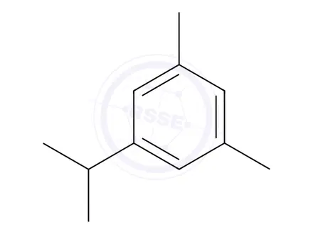 Chemical structure of 5-Isopropyl-m-xylene (~85%)