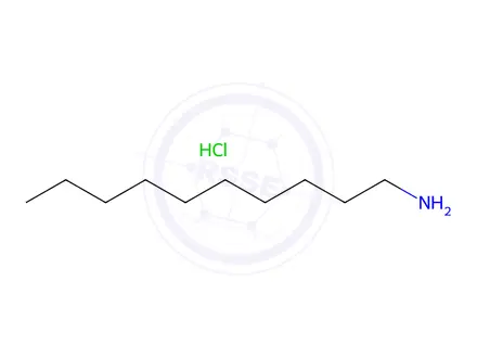 Chemical structure of Decylamine Hydrochloride