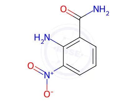 Chemical structure of 2-Amino-3-nitrobenzamide