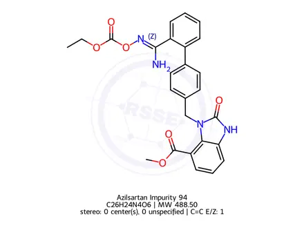Chemical structure of Azilsartan Impurity 1028