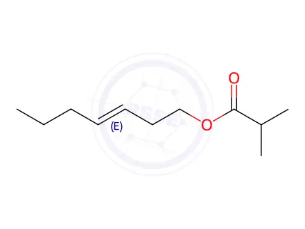 Chemical structure of (E)-3-hepten-1-yl isobutyrate