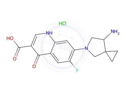 Chemical structure of Sitafloxacin Impurity 107
