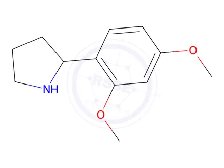 Chemical structure of (S)-2-(2,4-DIMETHOXYPHENYL)PYRROLIDINE