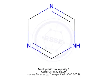 Chemical structure of Ametryn Nitroso Impurity 1