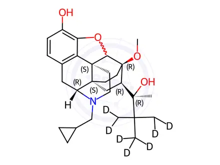 Chemical structure of Buprenorphine-d9