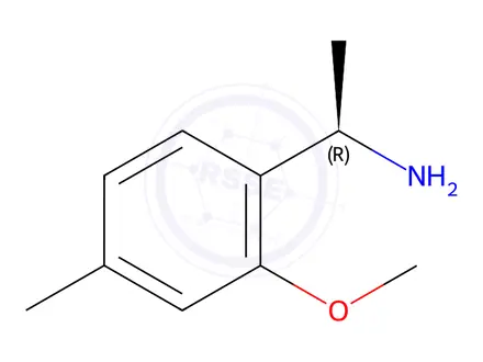 Chemical structure of (R)-1-(2-Methoxy-4-methylphenyl)ethan-1-amine