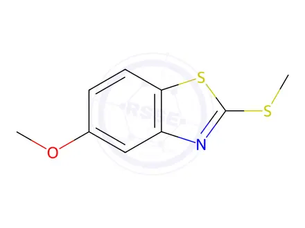 Chemical structure of Benzothiazole, 5-methoxy-2-(methylthio)-(7CI,8CI,9CI)