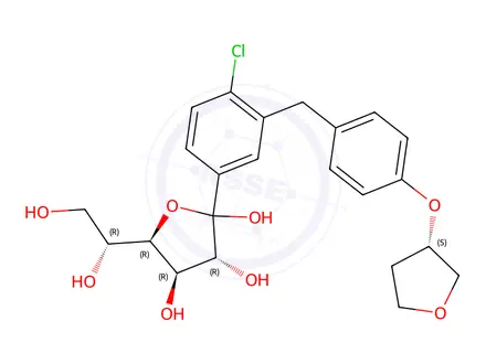 Chemical structure of Empagliflozin Impurity 218