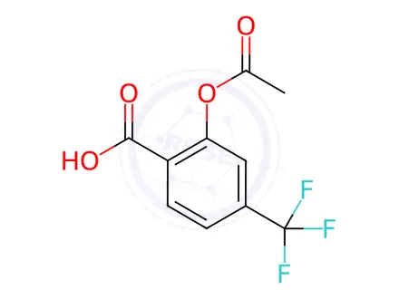 Chemical structure of Triflusal
