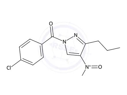 Chemical structure of 1-(4-Chlorobenzoyl)-4-nitro-3-propyl-1H-pyrazole