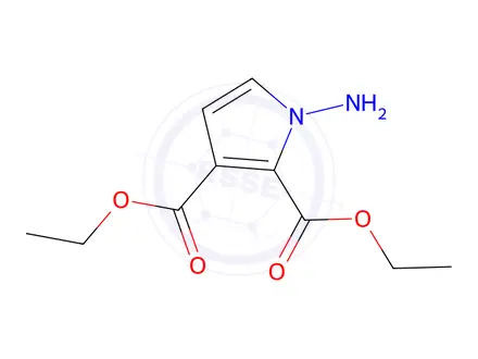 Chemical structure of Diethyl 1-amino-1H-pyrrole-2,3-dicarboxylate