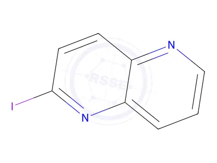 Chemical structure of 2-Iodo-1,5-naphthyridine