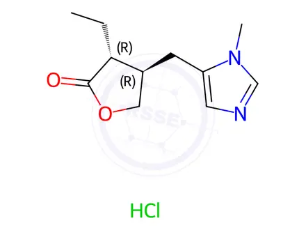 Chemical structure of Pilocarpine EP Impurity A(Hydrochloride)