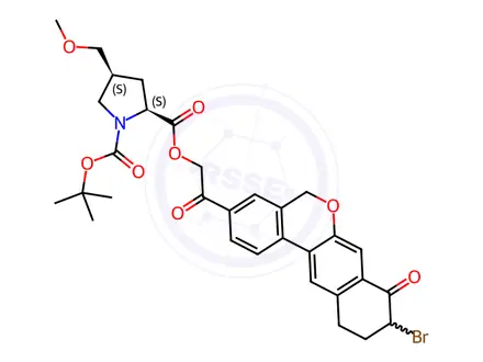 Chemical structure of Velpatasvir Impurity 25