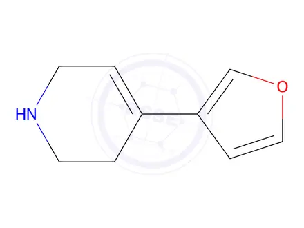 Chemical structure of 4-(Furan-3-yl)-1,2,3,6-tetrahydropyridine