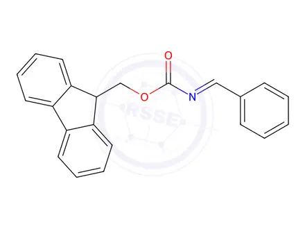 Chemical structure of (9H-Fluoren-9-yl)methyl benzylidenecarbamate