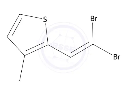 Chemical structure of 2-(2,2-Dibromoethenyl)-3-methylthiophene
