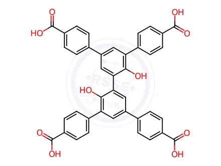 Chemical structure of 2,2'-OH-H4TPCB