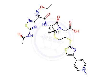 Chemical structure of Ceftaroline Impurity 1 (1240343-85-4)