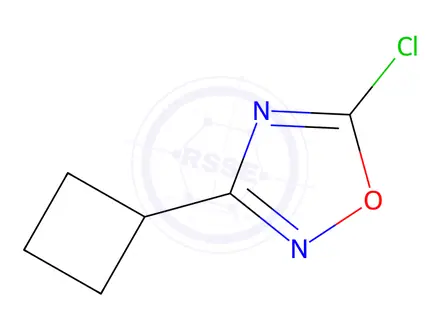 Chemical structure of 5-Chloro-3-cyclobutyl-1,2,4-oxadiazole
