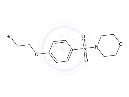 Chemical structure of 4-((4-(2-Bromoethoxy)phenyl)sulfonyl)morpholine