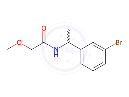Chemical structure of n-(1-(3-Bromophenyl)ethyl)-2-methoxyacetamide