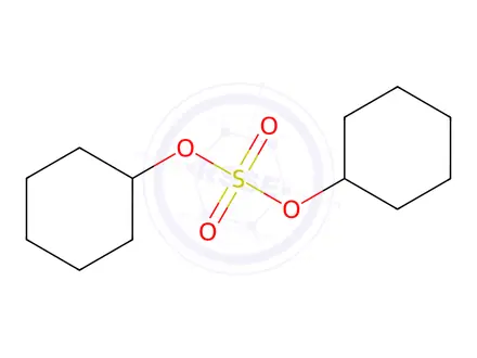 Chemical structure of Dicyclohexyl Sulfate