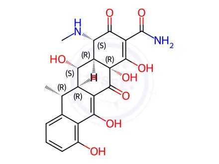 Chemical structure of N-Desmethyl Doxycycline