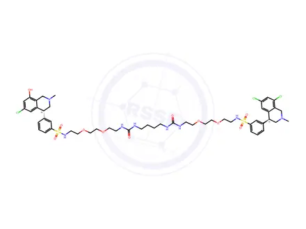 Chemical structure of Tenapanor impurity 37