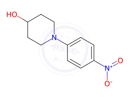 Chemical structure of 1-(4-Nitrophenyl)-4-piperidinol
