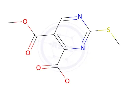 Chemical structure of DiMethyl 2-(Methylthio)pyriMidine-4,5-dicarboxylate