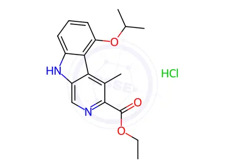 Chemical structure of ZK 93426 Hydrochloride